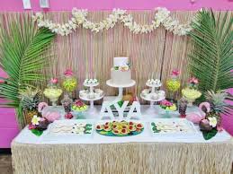 Birthday Cake Table Decoration Items Hawaiian Birthday Party Planning Ideas Decorations Supplies Idea Cake Hawaiian Birthday Party Hawaiian Birthday Hawaiian Party Decorations
