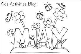 Each month features a fun seasonal theme. Coloring Pages For The Month Of May Free Printable