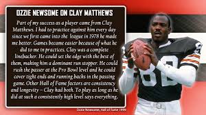 Who is clay matthews dating now? Why Clay Matthews Jr Deserves To Be Among The Best Of The Best At The Pro Football Hall Of Fame Bob Fox