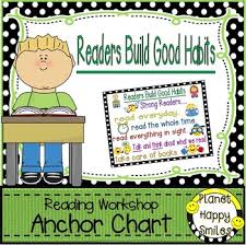 reading workshop anchor chart readers build good habits