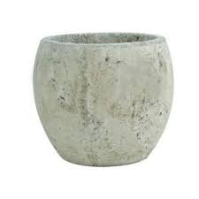 Syndicate 5 3 4 In Round Cement Pot 7812 04 901 The Home Depot Cement Pots Concrete Plant Pots White Ceramic Planter
