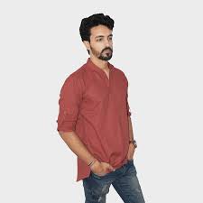 Though the word maroon has been around since the 16th century, it officially became associated with the color in 1789. Maroon Color Pure Khadi Cotton Short Kurtas For Men 2021 Collection