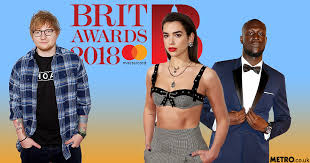 Given the context it was somewhat appropriate that dua lipa would be dressed for her fairytale moment at the o2 arena ahead of the 2018 brit awards on wednesday evening. Ed Sheeran And Dua Lipa Lead Brit Awards 2018 Nominations Metro News