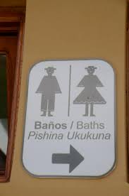 bathroom signs in spanish homebase