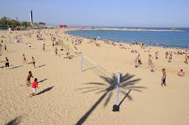 It's a triangular spit of land that is bordered by the. Barceloneta Beach 2 Barcelona 2 Pictures Geography Im Austria Forum