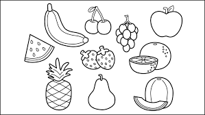 Gambar mewarnai buah alpukat gratis mewarnai gambar lusine. Mewarnai Buah Buahan Menggambar Dan Mewarnai