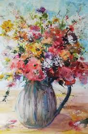 Wiesenblumen In Rot Blumen Aquarell Blumen Malen Wie Man Blumen Malt
