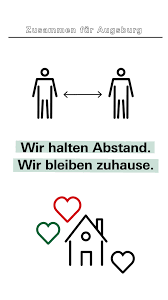 Zuhause zu hause zu hause. Wir Bleiben Zuhause Stadt Augsburg