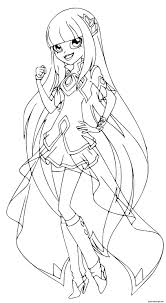 Printable lolirock girls coloring page. Coloriage Talia Lolirock Dessin Lolirock A Imprimer