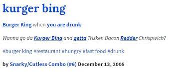 Urban Dictionary Definition Kurger Bing Know Your Meme