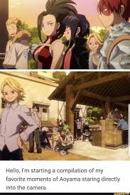 Holy H Eck Of Course Aoyama Knows Where The Cameras Are At All Times Men Swatch Men S Watch God My Hero Hero My Hero Academia Memes