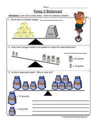 Activity For Measuring Mass Google Search Balanced Math Have Fun Teaching 3rd Grade Math Worksheets