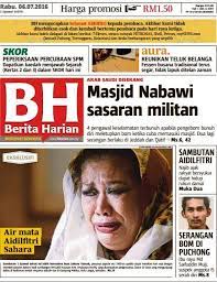 Genpi.co app aplikasi berita terbaru dan terpopuler dapatkan di play store atau apps store. Dapatkan Naskhah Bh Hari Ini Di Berita Harian Online Facebook