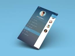 Ios7 Side Menu App Design Inspiration Beauty App Inspiration App