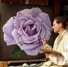 Art By Gioacchinopassini Ki Rose Painting Flower Art Flower Painting