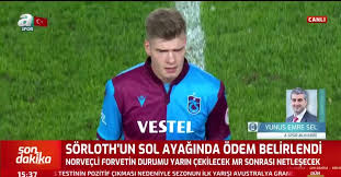 Alexander sörloth verdiği röportajda, emre'nin konuşarak kavga çıkarmaya çalıştığını ileri sürerek, beni biraz rahatsız etti. Trabzonspor Un Golcusu Sorloth Un Ayaginda Odem Tespit Edildi Videosunu Izle Fotomac Tv