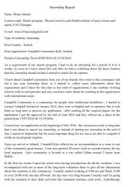 Feel free to change my mind if you think this would meet. 29 Sample Internship Report Templates In Pdf Ms Word