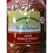 No additional ingredients have been added to it and phgg is easily tolerated by even the most sensitive people. Archer Farms Simply Balanced 100 Whole Wheat Bread Calories Nutrition Analysis More Fooducate