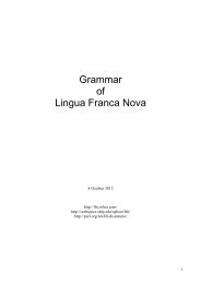 You need to take a closer look at the trinova descaling solution. Lingua Franca Nova English Dictionary