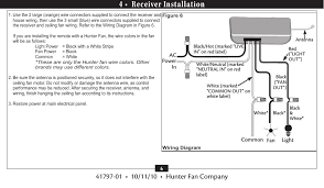 Need some help installing a receiver in your hunter ceiling fan? Tx30 Remote Control For Ceiling Fan User Manual Owners Manual Hunter Fan