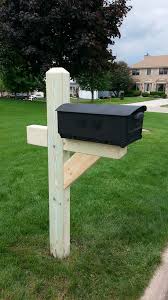 Mailbox post design and construction. The Mailbox Post Man Wood Posts Mailboxes And Accessories