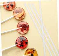 Amazon.com: TOPPERFUN 100Pcs Lollipop Paper Sticks Sturdy ...