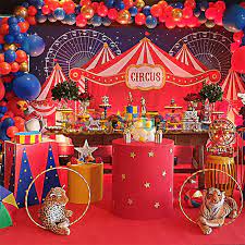 Free shipping on orders over $25 shipped by amazon. Carnival Circus Theme Party 1st Birthday Party Decorations For Home Kids Favor Banner Circus Gift Bags Balloon Party Supplies Party Diy Decorations Aliexpress