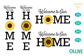 Free Free 197 Sunflower Welcome Svg SVG PNG EPS DXF File