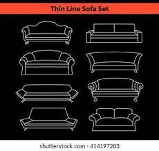 Vector Visual Guide Sofa Design Styles Stock Vector Royalty Free 351068090 In 2021 Art Style Line Art Furniture Design Sketches
