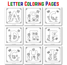 Check spelling or type a new query. Letter Coloring Pages