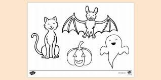 These alphabet coloring sheets will help little ones identify uppercase and lowercase versions of each letter. Cute Halloween Colouring Page Colouring Sheets