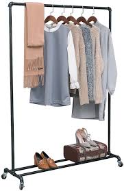 Coat racks are designed for use in restaurants, hotels, bars, diners, buffets, or at catered events. Buy Industrial Pipe Clothing Racks On Wheels Heavy Duty Garment Racks Commercial Grade Vintage Rolling Ballet Rack Clothes Display Rack Retail Display Online In Indonesia B07d61ghw2