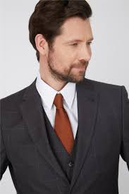 Jeff Banks Charcoal Check Travel Vest