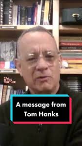 A message from #TomHanks: “Do your part.” #happyathome #coronavirus #covid  #wearamask #socialdistancing #washyourhands #fyp