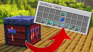 Here S A Working Smithing Table In Minecraft 1 14 4 Youtube