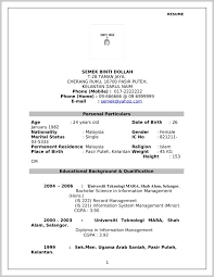 Cover letter di atas bukanlah contoh terbaik, tapi setidaknya ada beberapa bagian penting yang perlu kita perhatikan. Image Result For Contoh Resume Terbaik 2018 English Resume Image Person