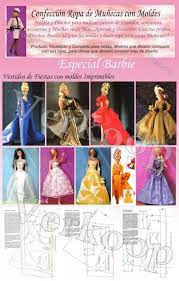 Vestidos En Crochet Revista Ropa Para Barbie Ropa Para Munecas Barbie Patrones De Ropa Patrones de vestidos para munecas de trapo. pinterest