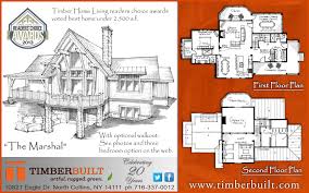 The Marshal Timber Home Living Magazine Ad Timber House Floor Plans Home Goods