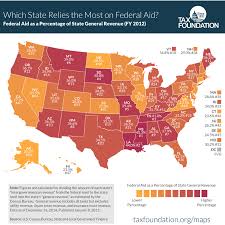 Map How Much Each State Relies On The Federal Government