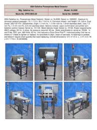 Metal detector manual safeline safeline standard series instruction manual. Testing Vickars Western 13 09 00 Gmt Ncees Fecanada Safeline Inc Genemco Pdf4pro