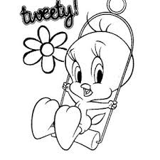 Drawing baby looney tunes coloring page. Baby Daffy And Baby Bugs Hug In Baby Looney Tunes Coloring Page Kids Play Color