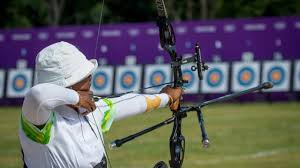 To shoot arrows as close to the centre of a target as possible. Deepika Kumari Secures Top 10 Seeding At Olympics In Tokyo World Archery