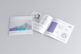 Square Brochure Catalog Mock Up Square Brochures Brochure Mockup Psd Free Business Card Mock Up