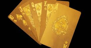 Bicycle Black And Gold Playing Cards Las Vegas Pure Gold Playing Cards Courtesy Of The King Of Tyre