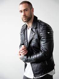 Mens Quilted Black Leather Motorcycle Jacket In 2021 Black Leather Motorcycle Jacket Black Biker Jacket Black Leather Biker Jacket