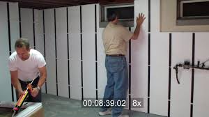 How to frame a basement by yourself. Frame And Insulate A Basement Wall In Under 10 Minutes Youtube