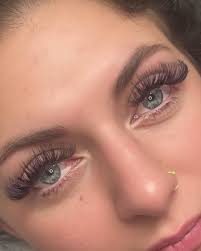 Swipe to see how these eggplant 🍆 purple lashes just melt into these black  lashes almost camouflaging Just a reminder that dark colors can add pops in  the sun but still look “