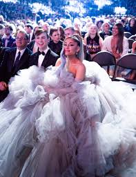 Ariana grande, lizzo and lil nas x turn heads on the red carpet. Photos Of Ariana Grande S Outfits From The 2020 Grammys Insider