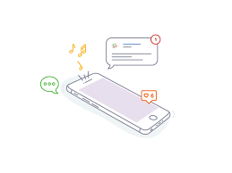 Phone Notifications Illustration Animated Drawings Iphone