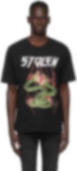 Stolen Girlfriends Club Ssense Exclusive Black Lightning T Shirt Ssense